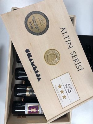 Chamlija Gold Series 2020 Wooden Case Bordeaux style 6 bottles, Türkiye - Image 5