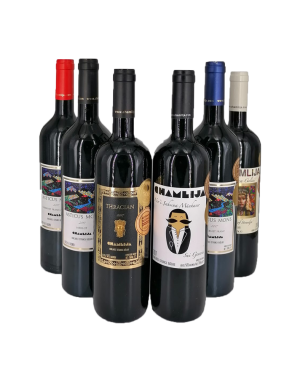 Chamlija Gold Series 2020 Wooden Case Bordeaux style 6 bottles, Türkiye